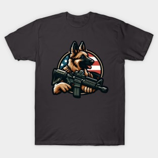 Tactical German Shepard Puppy T-Shirt